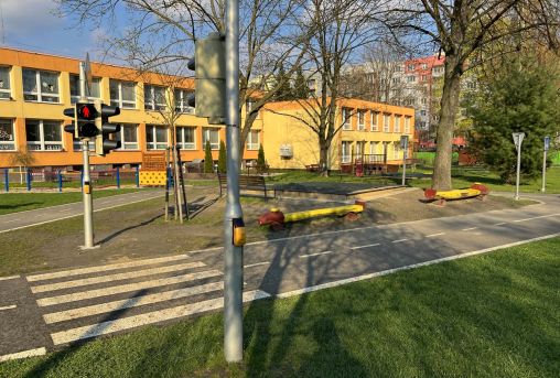 Dopravní a dětské hřiště (MŠ Ukrajinská) v Ostravě