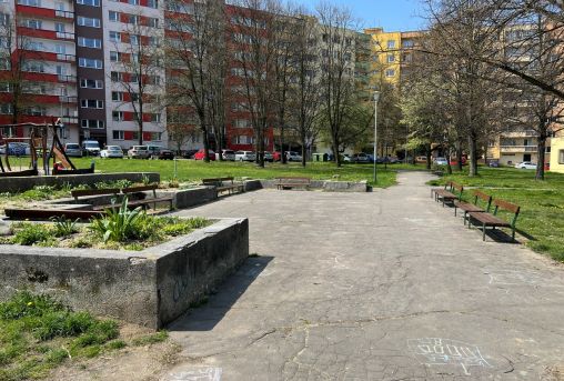 Dětské hřiště (ul. Zdeňka Štěpánka) v Ostravě-Porubě