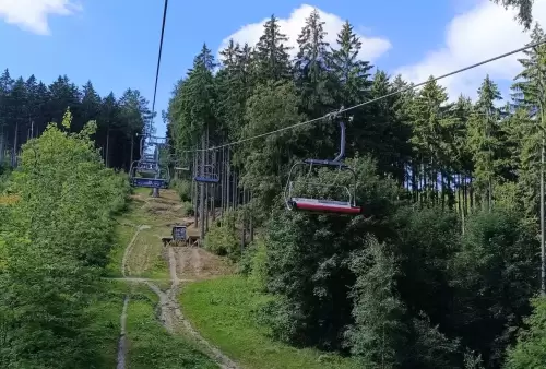 Výlet na Ještěd - lanovka Skalka