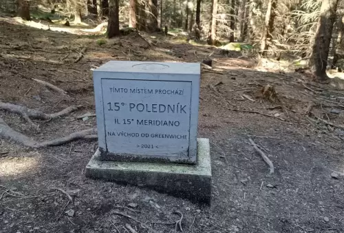 Výlet na Ještěd - 15° poledník