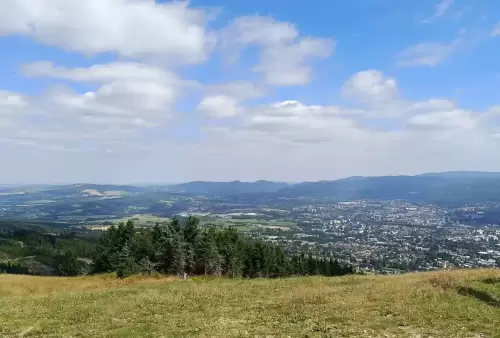 Výlet na Ještěd - pohled na krajinu