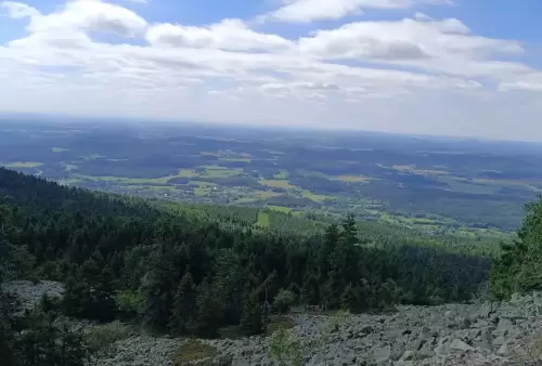 Výlet na Ještěd - pohled na krajinu