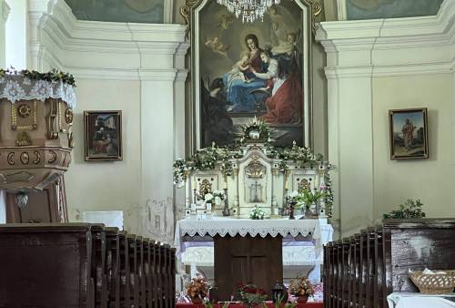 Kostel sv. Kateřiny Rýmařov-Stránské - interiér