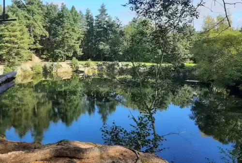 Zatopený lom Štachlovice u Vidnavy