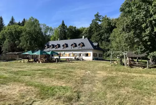 Zřícenina hradu Rabštejn v Jeseníkách - restaurace